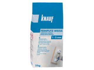 Bílá jemná omítka KnaufFEINPUTZ WEIß 5 kg (pytel 5 kg)