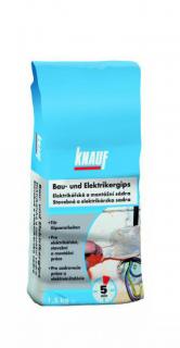 Elektrikářská a montážní sádra Knauf BAU- UND ELEKTRIKERGIPS (pytel 1,5 kg)