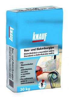 Elektrikářská a montážní sádra Knauf BAU- UND ELEKTRIKERGIPS (pytel 30 kg)