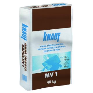 Jemná jádrová omítka Knauf MV1 30kg (pytel 30 kg)
