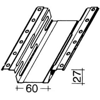 Pružný profil Knauf FEDERSCHIENE pro W622 4000mm (délka 4000mm)