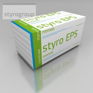 Styrotrade styro EPS 100 | Střešní a podlahový polystyren - 40 mm, 1000 x 500 mm (balení: 6m2)