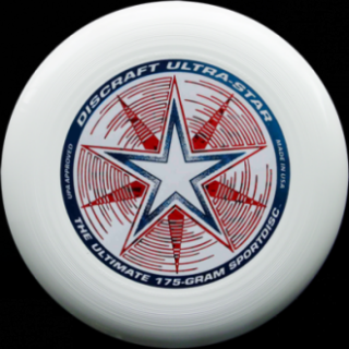 Frisbee Discraft Ultrastar - white