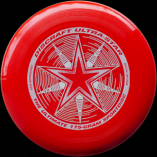 Frisbee ULTRA STAR - červený