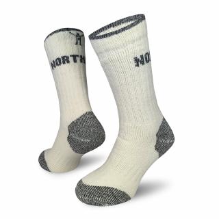 Arctic Track Merino  Turistické Merino Ponožky Barva: Bílá, Velikost: 42-44
