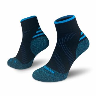 Compress Mid Elite  Modré Kompresní  Kotníkové Ponožky Velikost: 42-47