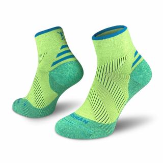Compress Mid Elite  Žluté Kompresní  Kotníkové Ponožky Velikost: 36-41