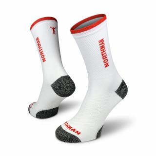 Etape  Cyklistické Ponožky se Speciálním Měkčením Barva: Bílá, Velikost: 36-38