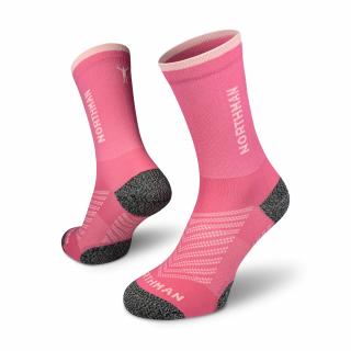 Etape  Cyklistické Ponožky se Speciálním Měkčením Barva: Růžová, Velikost: 36-38