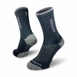 Etape  Cyklistické Ponožky se Speciálním Měkčením Barva: Tmavě šedá, Velikost: 36-38