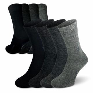 Gunnar Merino  Tmavě šedé Společenské Merino Ponožky (sada) Velikost: 39-41