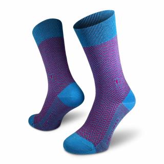 Hamar Merino  Růžové Společenské Merino Ponožky Velikost: 45-47
