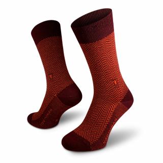 Hamar Merino  Vínové Společenské Merino Ponožky Velikost: 42-44