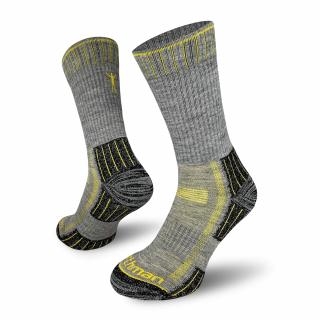 Hiking Lite  Turistické Ponožky Barva: Světle šedá, Velikost: 36-38