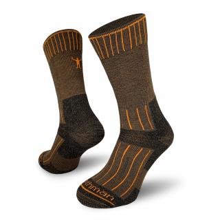 Hiking Mid  Turistické Ponožky Barva: Hnědá, Velikost: 36-38