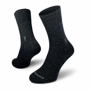 Odin Merino  Společenské Merino Ponožky Barva: Antracit, Velikost: 36-38