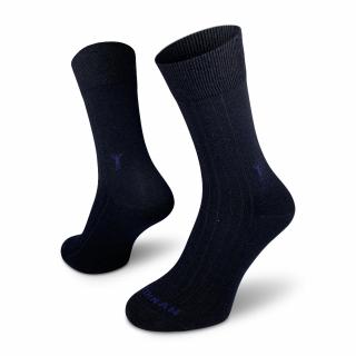 Odin Merino  Společenské Merino Ponožky Barva: Tmavě modrá, Velikost: 36-38