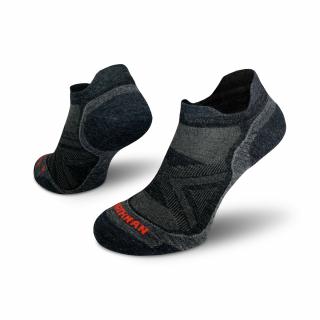 Run Merino PRO low  Profesionální Běžecké Merino Ponožky Barva: Antracit, Velikost: 36-38