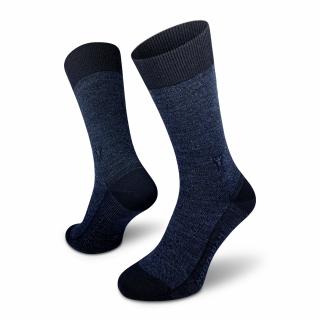 Skagen Merino  Společenské Merino Ponožky Barva: Tmavě modrá, Velikost: 45-47