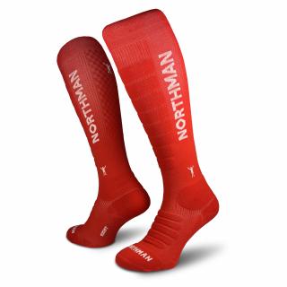 Ski Ultralight  Ultralehké Lyžařské Ponožky Barva: Červená, Velikost: 36-41