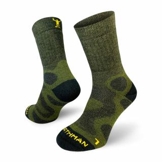 Svarog  Turistické Merino Ponožky Barva: Tmavě zelená, Velikost: 36-38