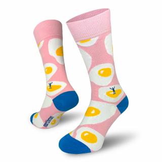 Vajíčko  Veselé Bavlněné Ponožky Barva: Růžová, Velikost: 38-41