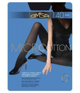 MICRO & COTTON punčochové kalhoty 323OM Barva: 0091 - nero černá, Velikost: L