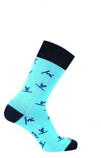 Ponožky FILA CRAZY F5263C Barva: 155 - light blue modrá, Velikost: 43-46