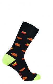 Ponožky FILA CRAZY F5267C Barva: 200 - black černá, Velikost: 39-42