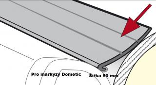 Těsnící guma k markyzám Dometic / 50 mm (Šířka profilu 50 mm)
