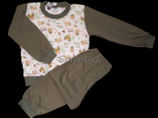 Dětské pyžamo safari khaki (Dětské pyžamo safari khaki)