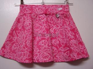 Letní sukně tisk Krajka růžová (Letní sukně tisk Krajka růžová)