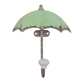 Clayre & Eef Kovový háček  Deštník  - 15 cm