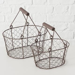 Kovový košík - 21 cm