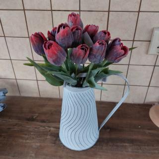 Umělý tulipán - burgundy
