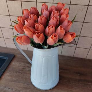 Umělý tulipán - grepový