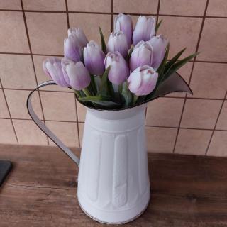 Umělý tulipán - levandulový