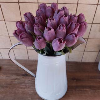 Umělý tulipán - vínový
