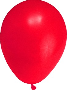 balónky nafukovací červené M /10ks