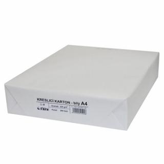 kreslící karton A4/220g/1ks  bílý