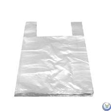 tašky mikrotenové 20kg, silné, bílé,  40 + 20 x 60 cm,50ks