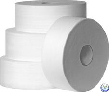 toaletní papír role JUMBO,(průměr 27cm), 2vrstvý,bílý, 1 ks