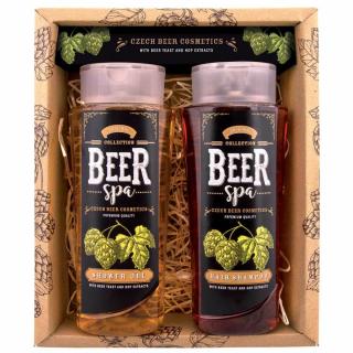 Beer Spa pivní kosmetická sada – gel 250 ml a šampon 250 ml