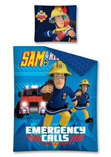 DETEXPOL Povlečení Požárník Sam Emergency 140x200cm, 70x80 cm
