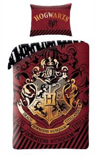 HALANTEX Povlečení Harry Potter burgund 140x200cm, 70x90 cm