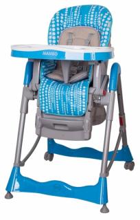 Jídelní židlička Coto Baby Mambo 2019 - Turquoise (barva tyrkys)