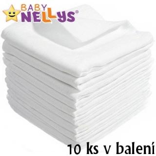 Kvalitní bavlněné pleny Baby Nellys - TETRA LUX 70x80cm, 10ks v balení