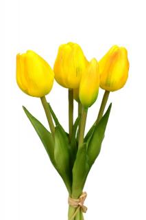 Kytice tulipánů 43 cm, oranžová