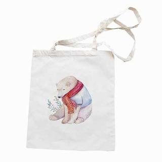 Látková taška pro miminko 40 x 33 cm – medvěd