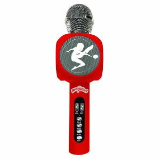 Lexibook Bezdrátový karaoke mikrofon Kouzelná Beruška s vestavěným reproduktorem a světelnými efekty